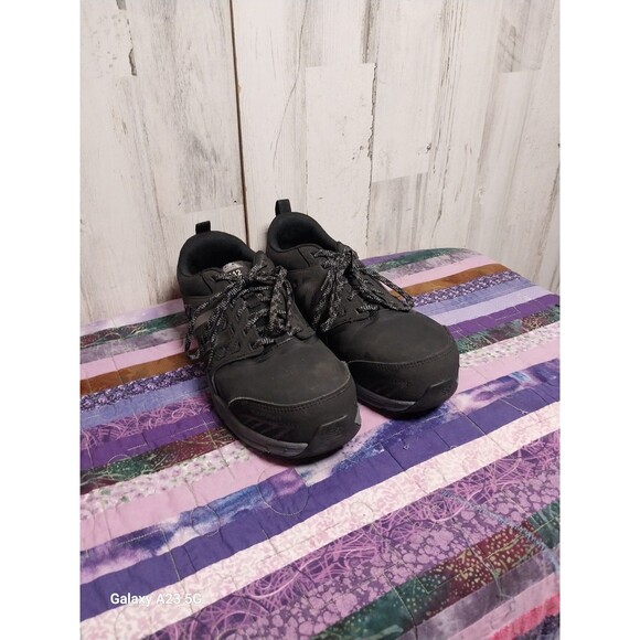 New Balance Men's 412v1 Alloy-Toe Casual Work Shoes MID412B1 Black Size 11D - Picture 1 of 8